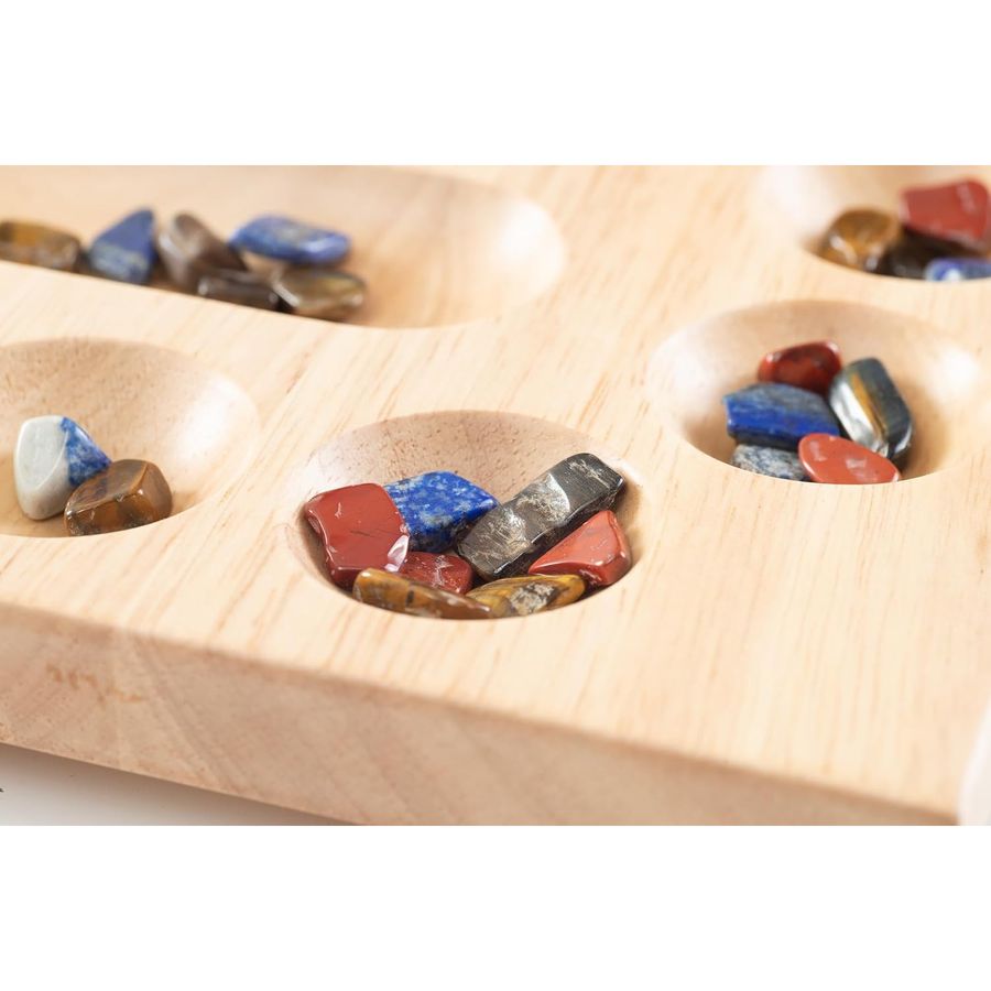 MindWare 4-Player Wooden Mancala Set, view 6