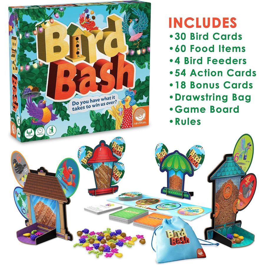 MindWare Bird Bash Family Board Game, view 2