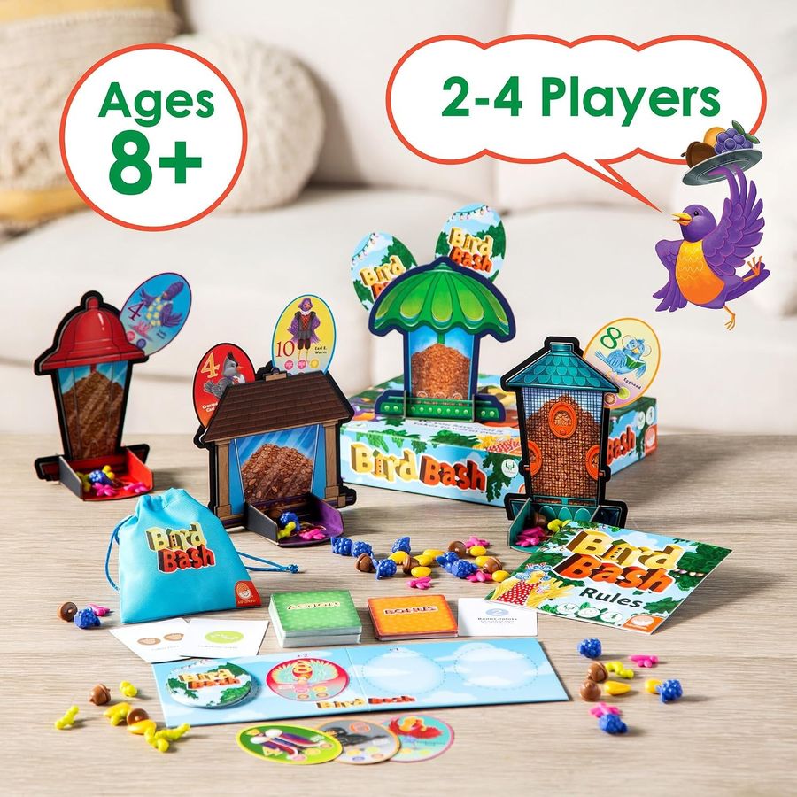 MindWare Bird Bash Family Board Game, view 3