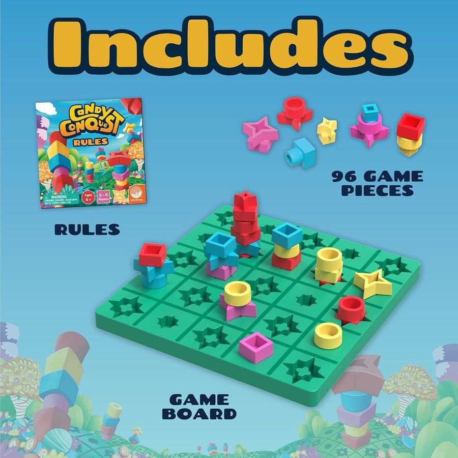 MindWare Candy Conquest Board Game, view 2