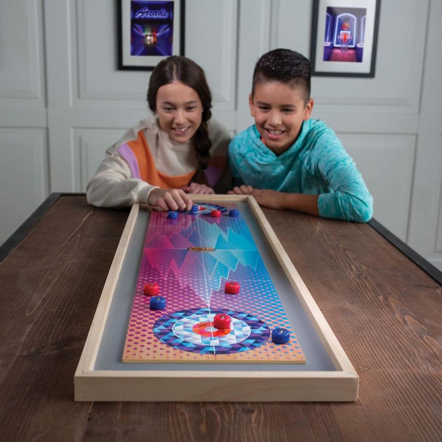 MindWare Grey Duck Shuffleboard Curling Tabletop Game, view 6
