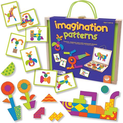 MindWare Imagination Patterns Magnetic Blocks Case