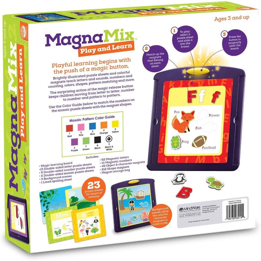MindWare MagnaMix Play and Learn Magnetic Board, view 5