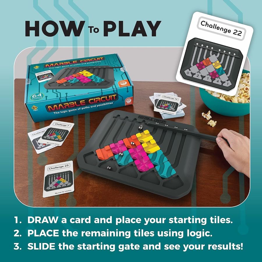 MindWare Marble Circuit Logic Puzzle, view 4