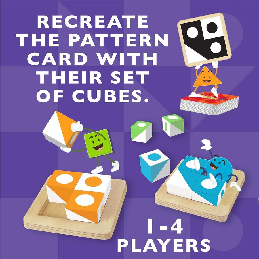 MindWare Q-bitz Jr. Pattern Cube Game, view 3