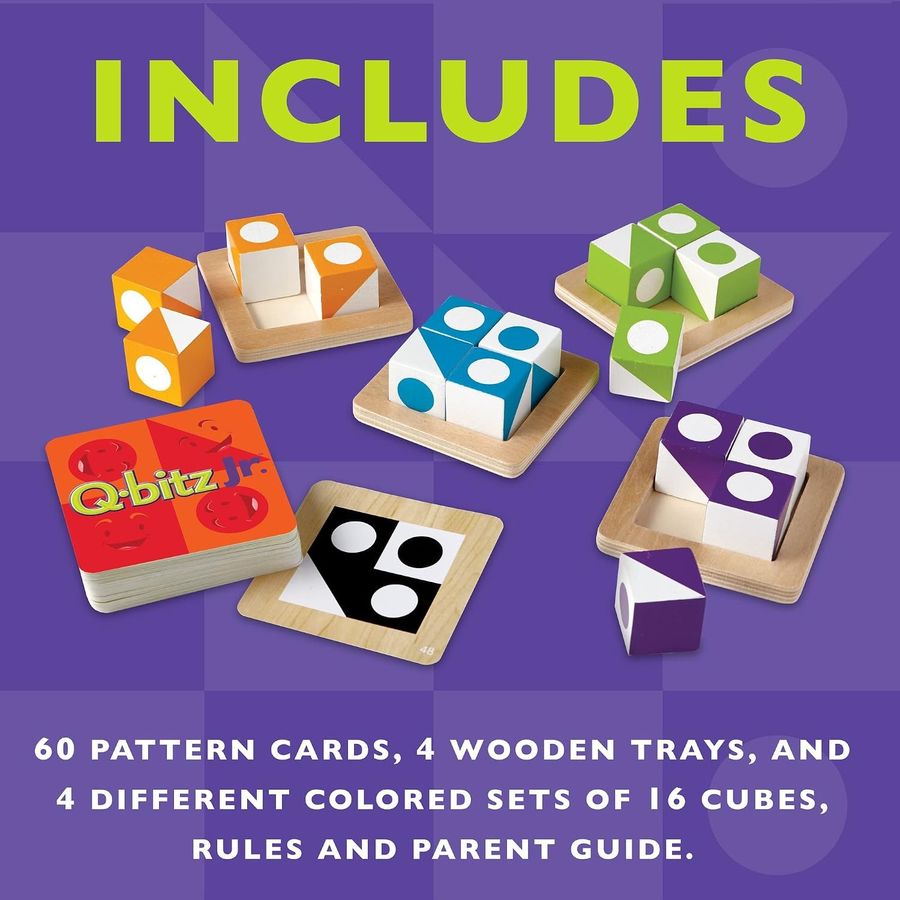 MindWare Q-bitz Jr. Pattern Cube Game, view 5