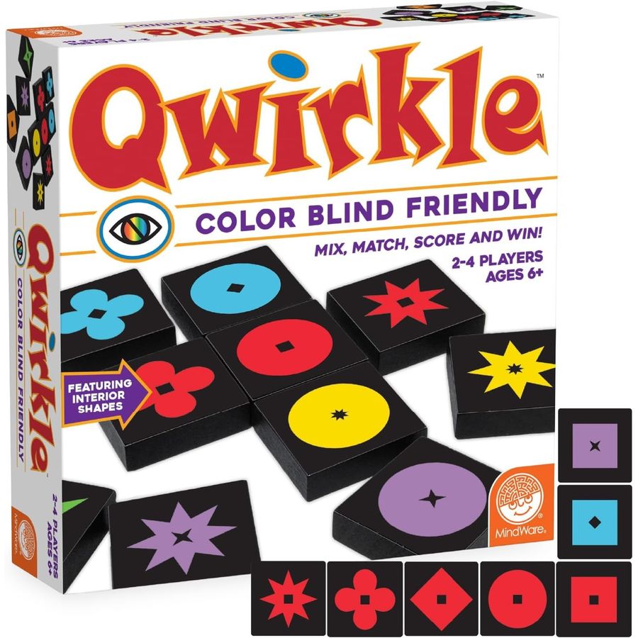 MindWare Qwirkle Color Blind Friendly Edition