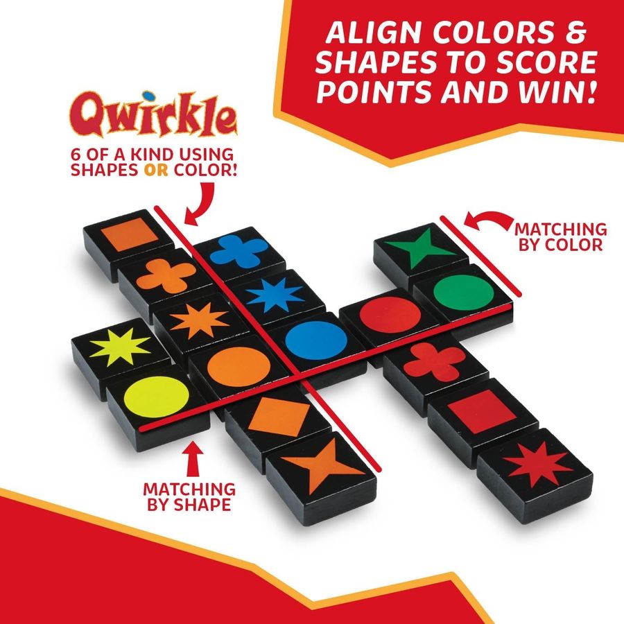 MindWare Qwirkle with Trays Strategy Game, view 3