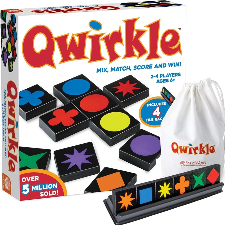 MindWare Qwirkle with Trays Strategy Game