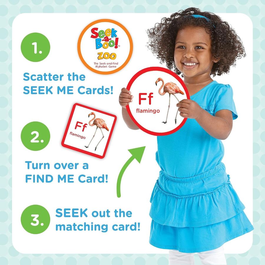MindWare Seek-a-Boo at the Zoo Alphabet Game, view 4