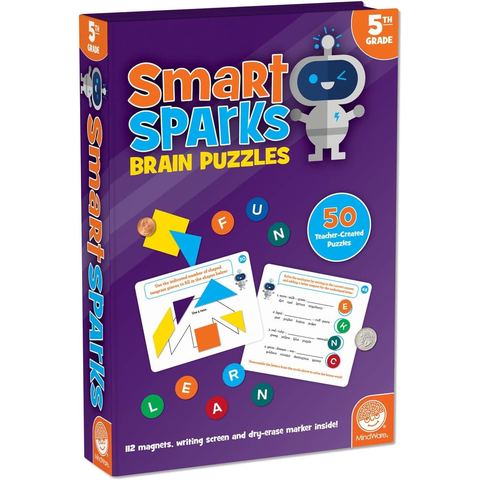 MindWare Smart Sparks Brainy Puzzles Grade 5