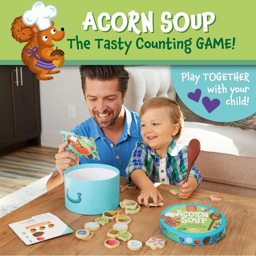 Peaceable Kingdom Acorn Soup Toddler Game, view 2