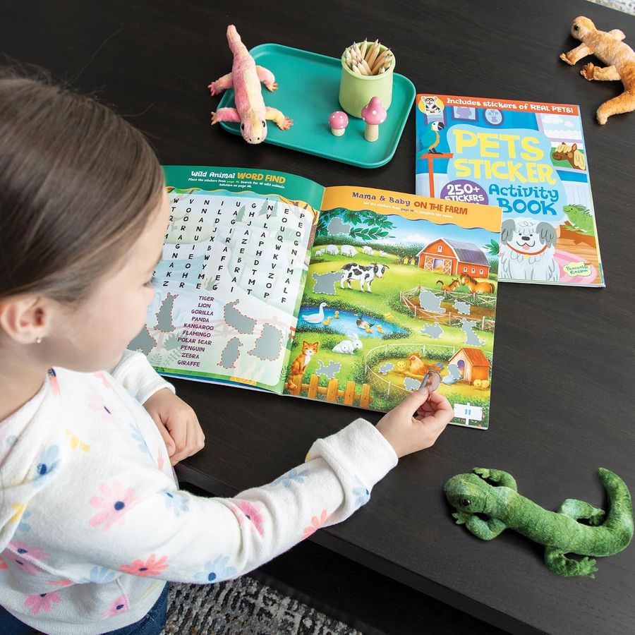 Peaceable Kingdom Animals Sticker Activity Book, view 2