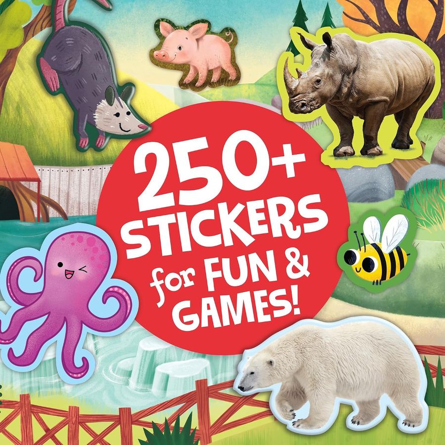 Peaceable Kingdom Animals Sticker Activity Book, view 5