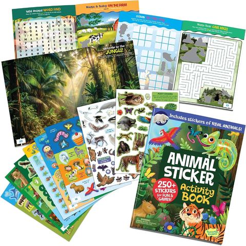 Peaceable Kingdom Animals Sticker Activity Book