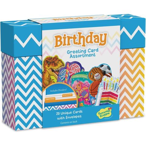 Peaceable Kingdom Birthday Card Assortment Box