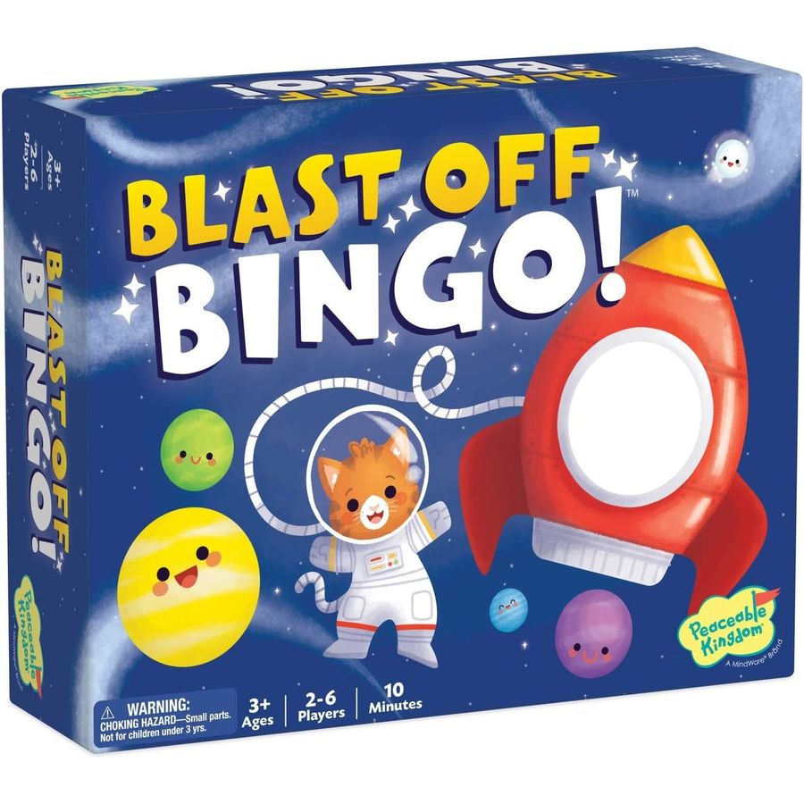 Peaceable Kingdom Blast-Off Bingo Color Matching Game