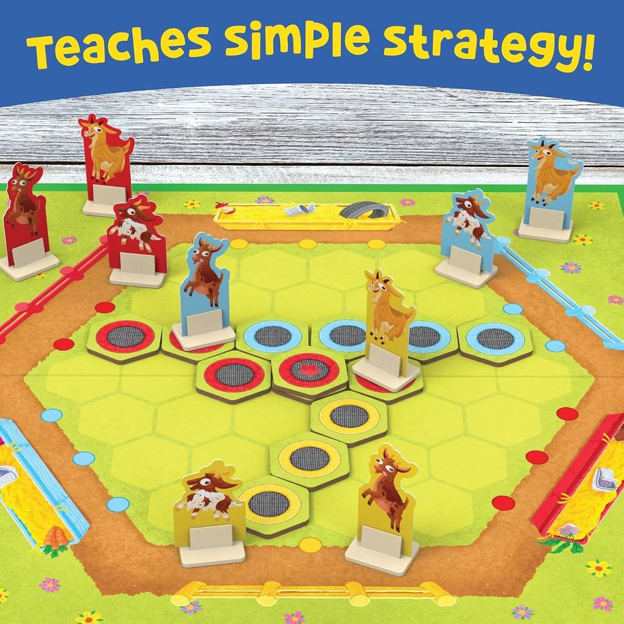 Peaceable Kingdom Bouncin' Billy Goats Board Game, view 4