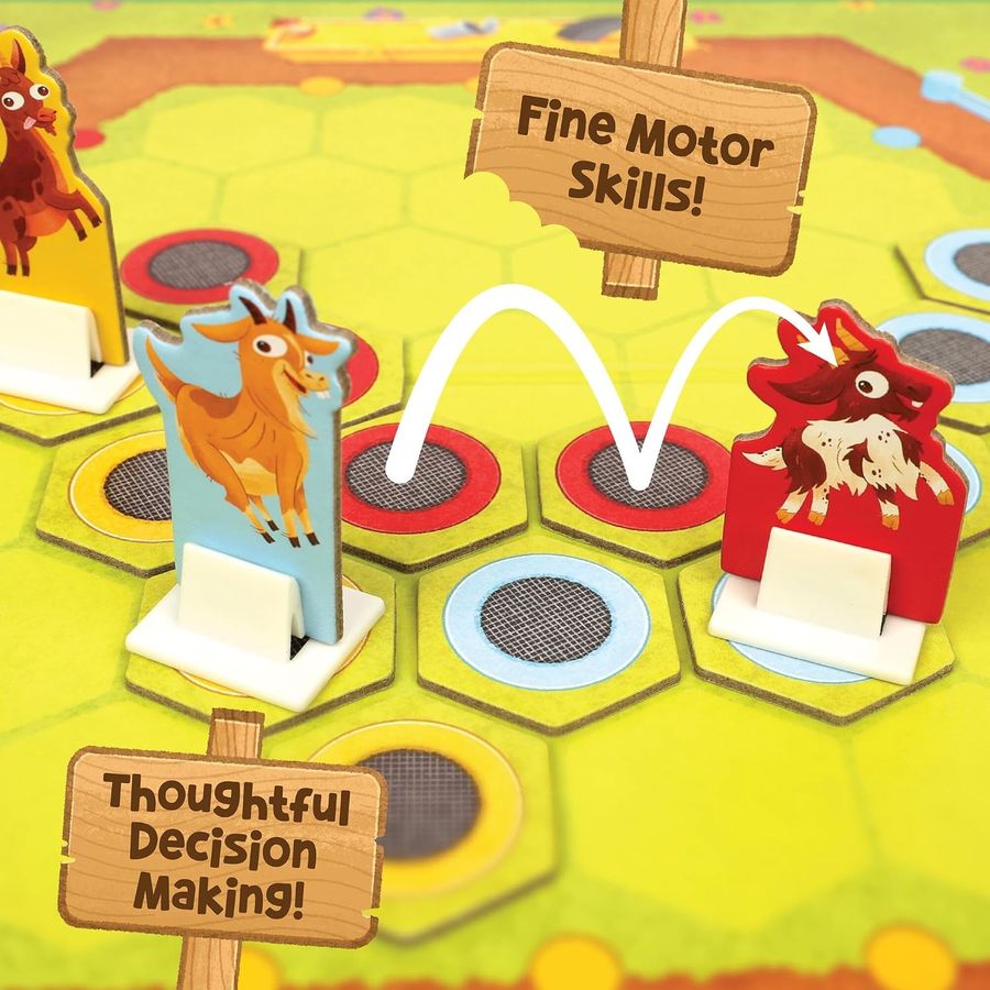 Peaceable Kingdom Bouncin' Billy Goats Board Game, view 5