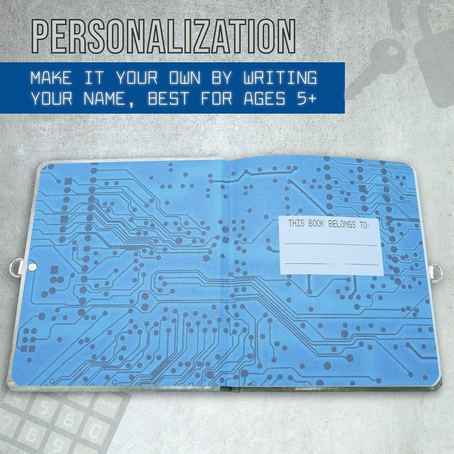Peaceable Kingdom Boys Password Diary, view 4