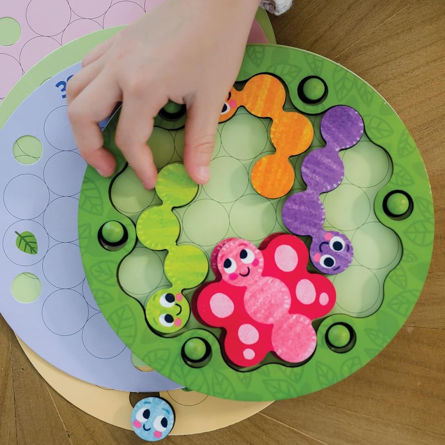Peaceable Kingdom Color Clue Caterpillars Magnetic Puzzles, view 5