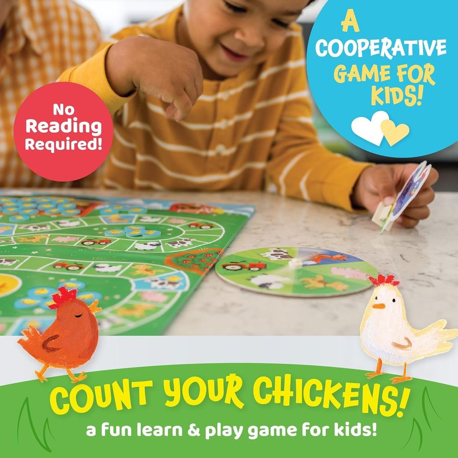 Peaceable Kingdom Count Your Chickens Game, view 2