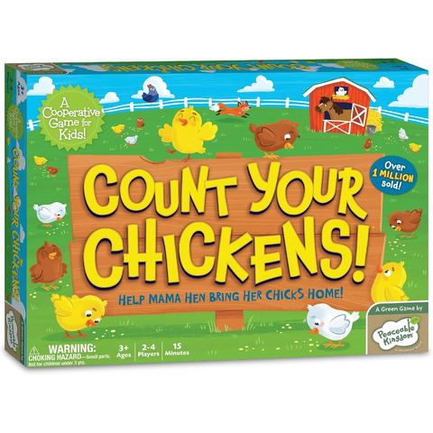 Peaceable Kingdom Count Your Chickens Game