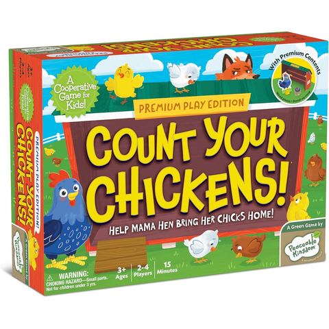 Peaceable Kingdom Count Your Chickens Premium Edition