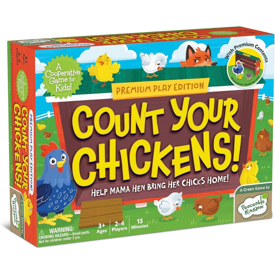 Peaceable Kingdom Count Your Chickens Premium Edition