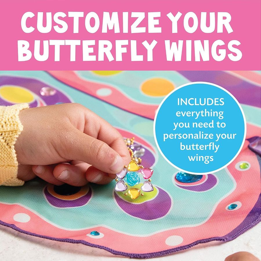 Peaceable Kingdom Cute & Custom Butterfly Wings Craft Kit, view 3