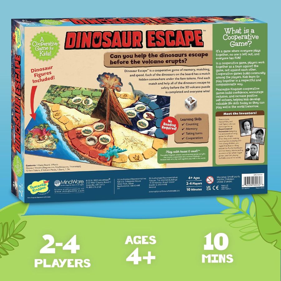 Peaceable Kingdom Dinosaur Escape Game, view 5