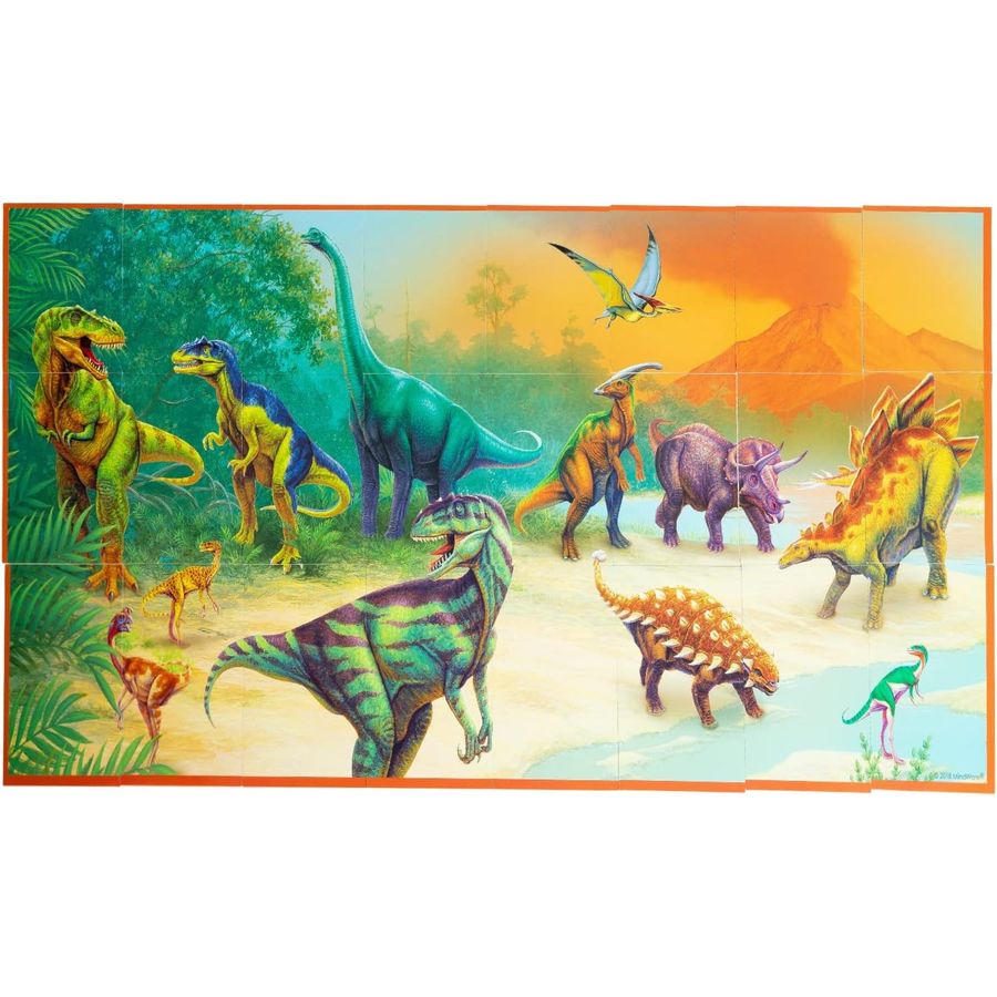 Peaceable Kingdom Dinosaur Match Up Game and Floor Puzzle, view 6