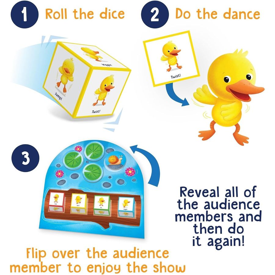 Peaceable Kingdom Duck Duck Dance Toddler Game, view 3