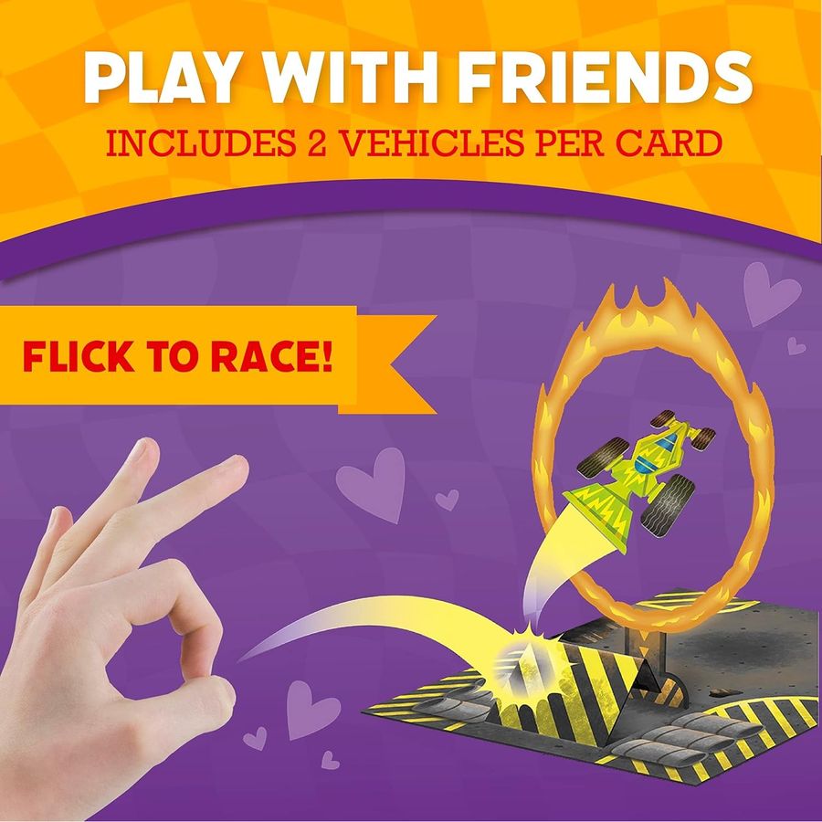 Peaceable Kingdom Flick 'Em Stunts Valentines, view 4
