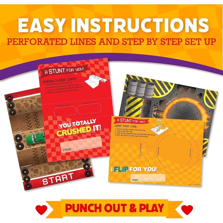 Peaceable Kingdom Flick 'Em Stunts Valentines, view 5