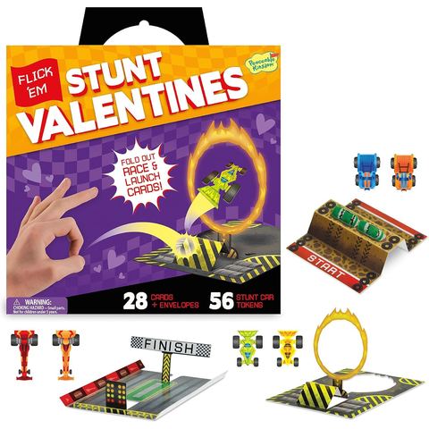Peaceable Kingdom Flick 'Em Stunts Valentines