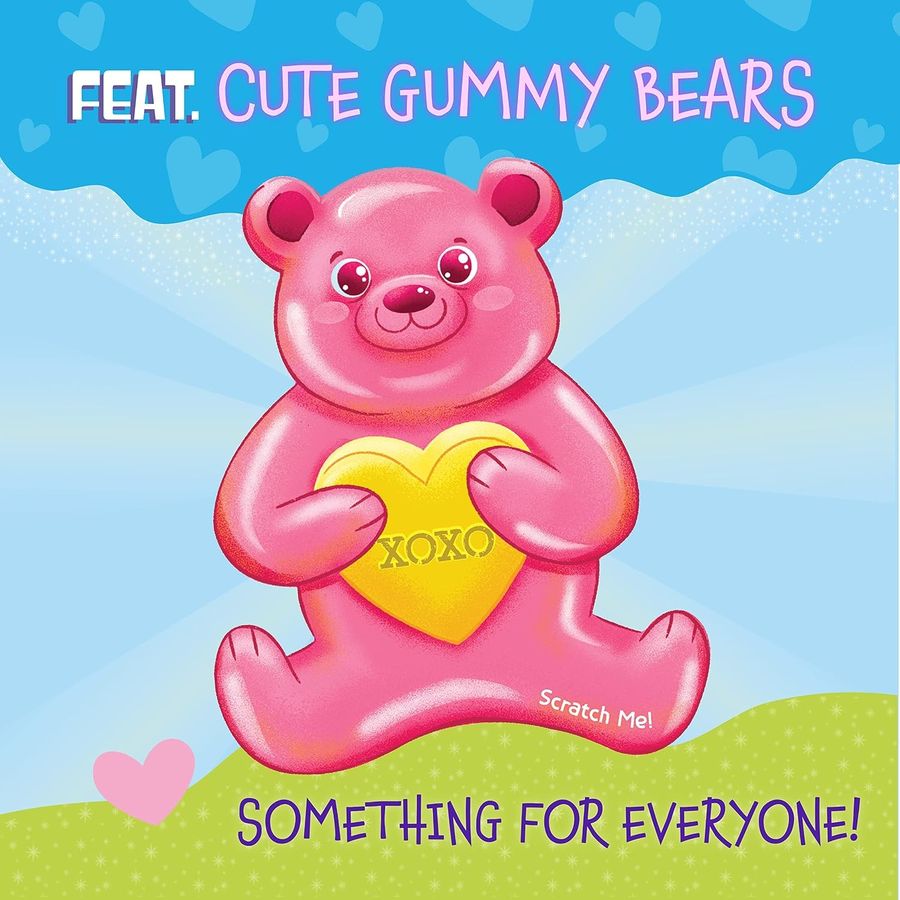 Peaceable Kingdom Gummy Bear Scratch and Sniff Valentines, view 5