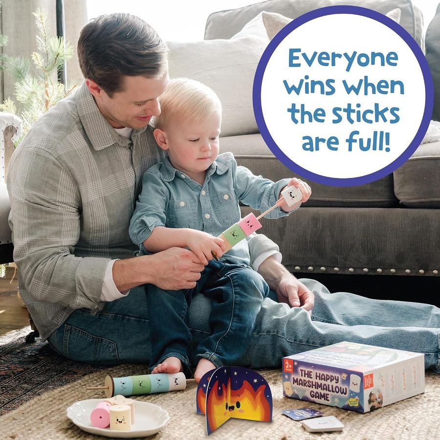 Peaceable Kingdom Happy Marshmallow Toddler Game, view 5