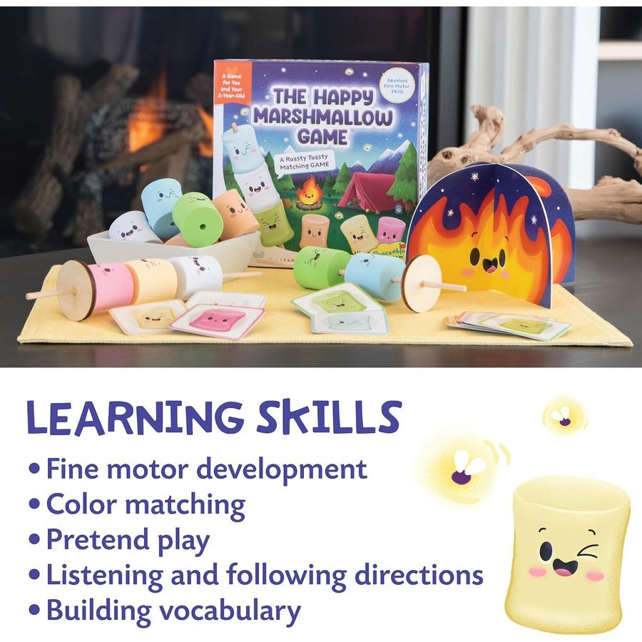 Peaceable Kingdom Happy Marshmallow Toddler Game, view 6