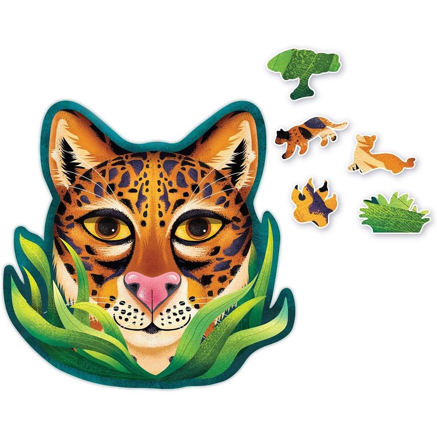 Peaceable Kingdom Jaguar-Shaped Puzzle, 251 Pieces, view 5