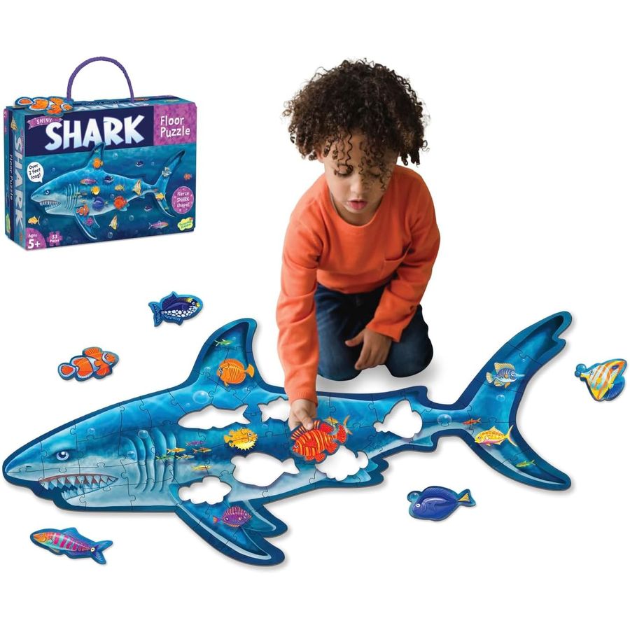 Peaceable Kingdom Jumbo Dinosaur Floor Puzzle, 51 Pieces, view 5