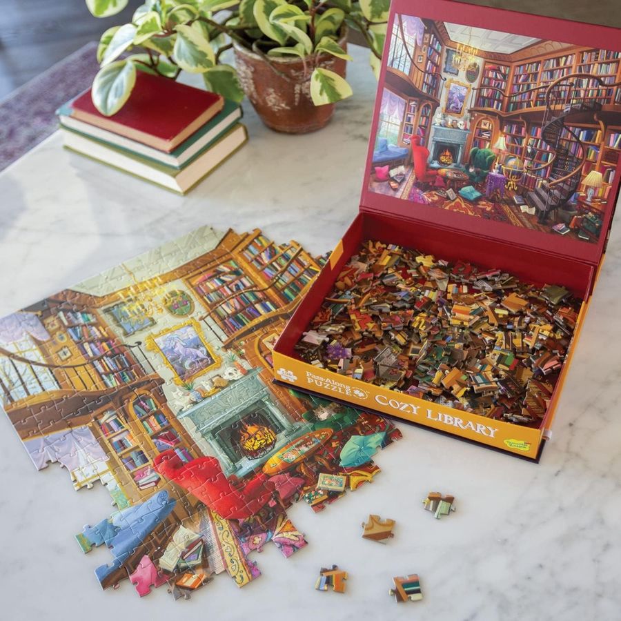 Peaceable Kingdom Library Pass Along Puzzle, view 2