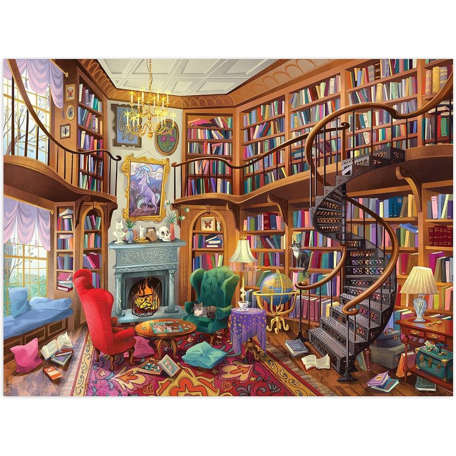 Peaceable Kingdom Library Pass Along Puzzle