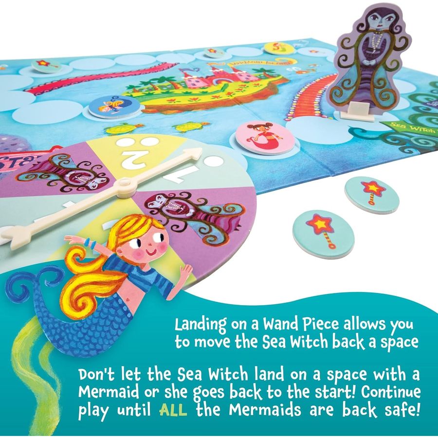 Peaceable Kingdom Mermaid Island Game, view 4