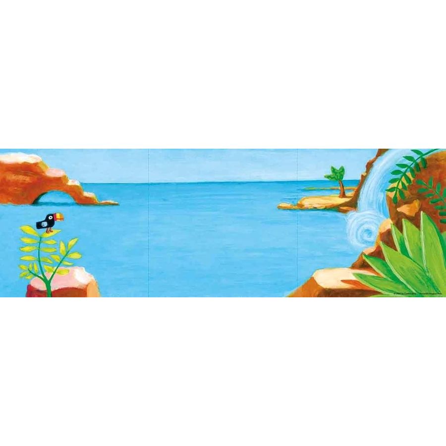 Peaceable Kingdom Mermaid Reusable Sticker Tote, view 3