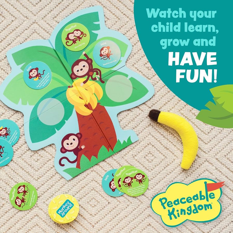 Peaceable Kingdom Monkey Around Toddler Game, view 6