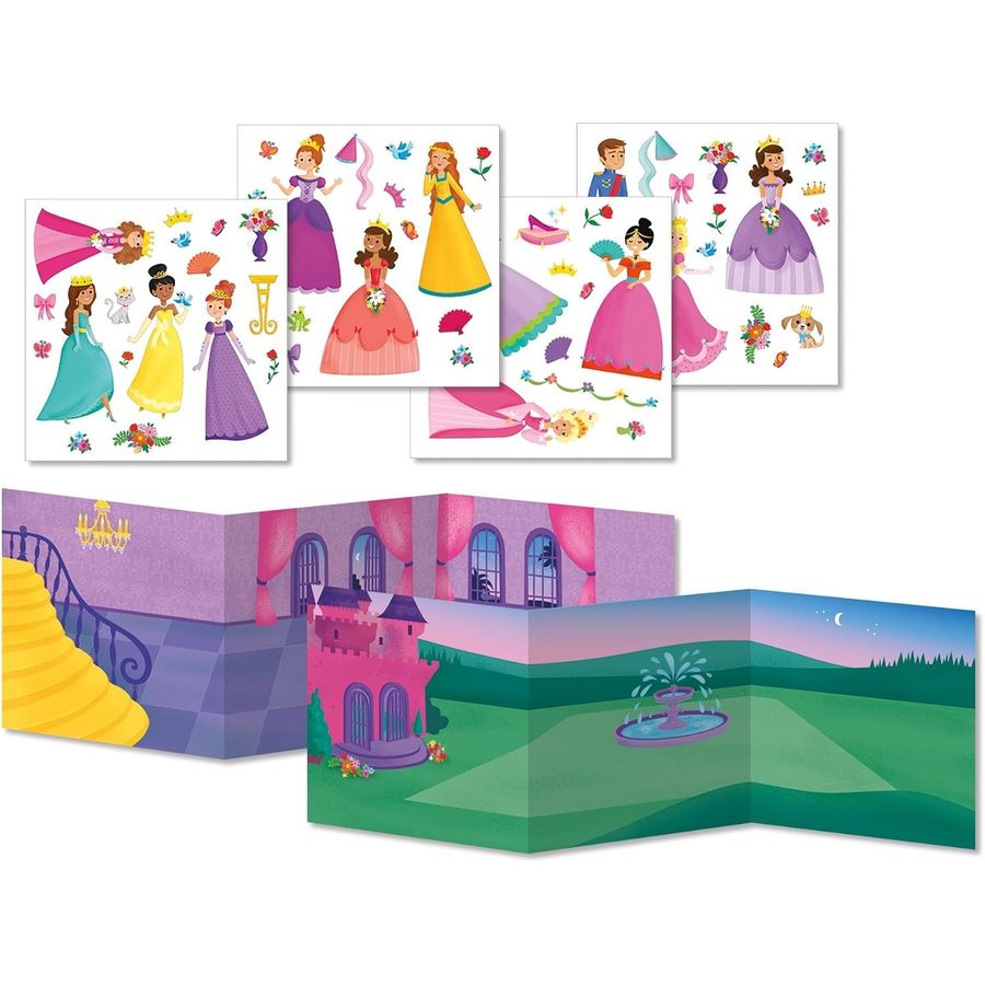 Peaceable Kingdom Princess Reusable Sticker Tote, view 2