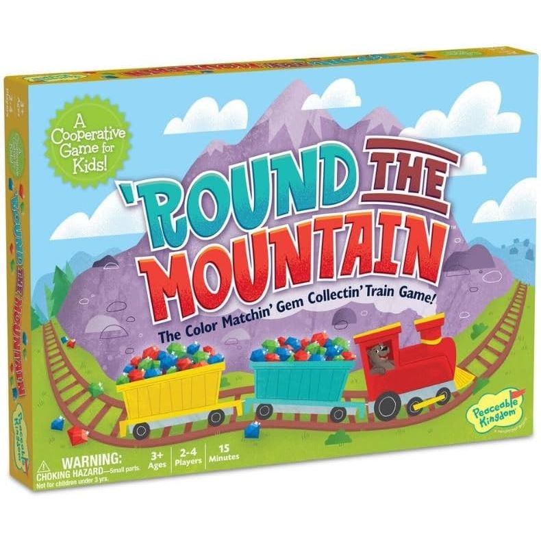 Peaceable Kingdom Round the Mountain Cooperative Board Game
