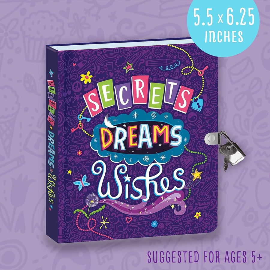 Peaceable Kingdom Secrets, Dreams and Wishes Glow Diary, view 5