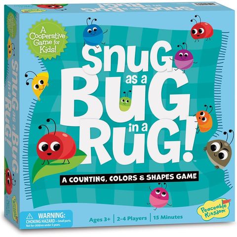 Peaceable Kingdom Snug as a Bug in a Rug Game